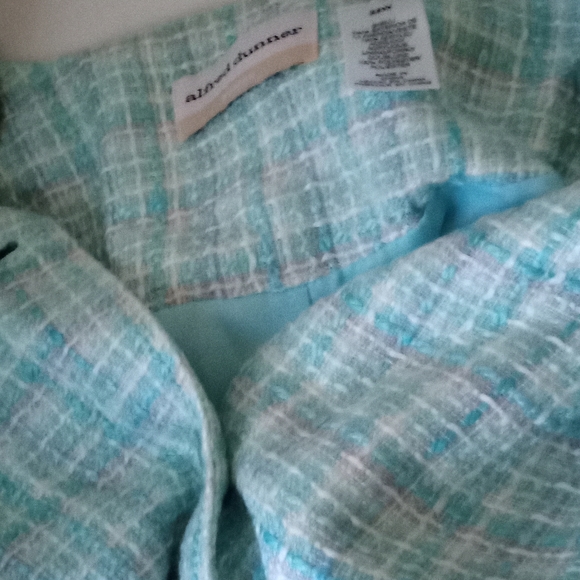 Alfred Dunner Easter Blue Below The Waist Length Jacket Size 22W - Picture 5 of 5